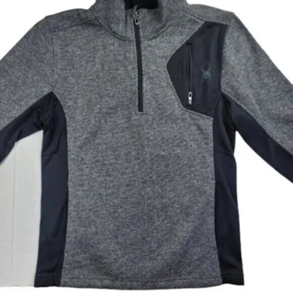 Spyder Raider Quarter Zip Pull Over Mens Size Small Performance Fleece NWT - Picture 6 of 9